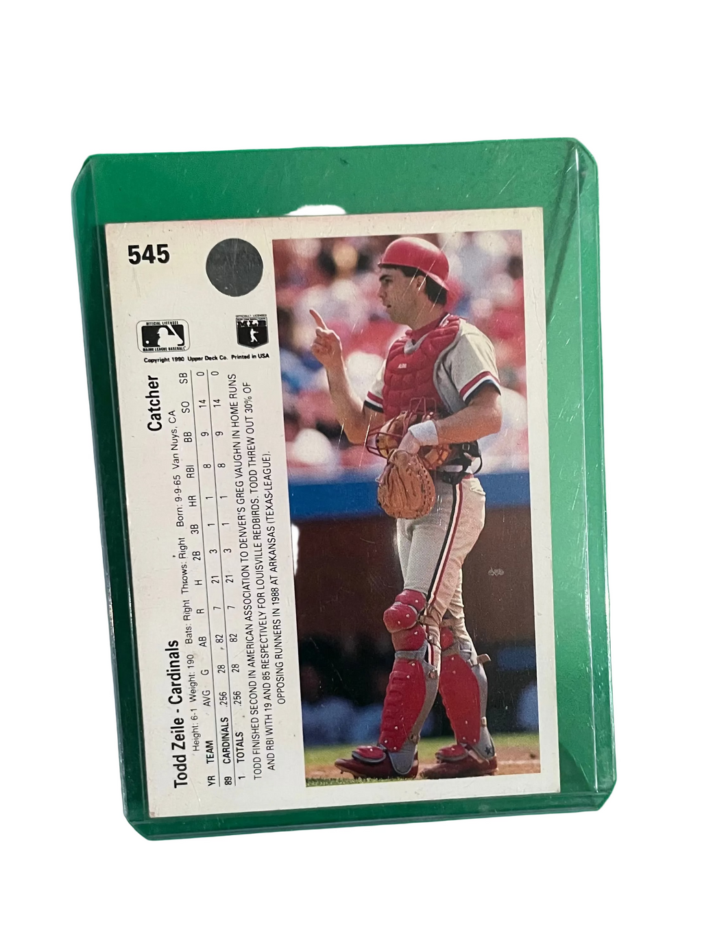Todd Zeile card
