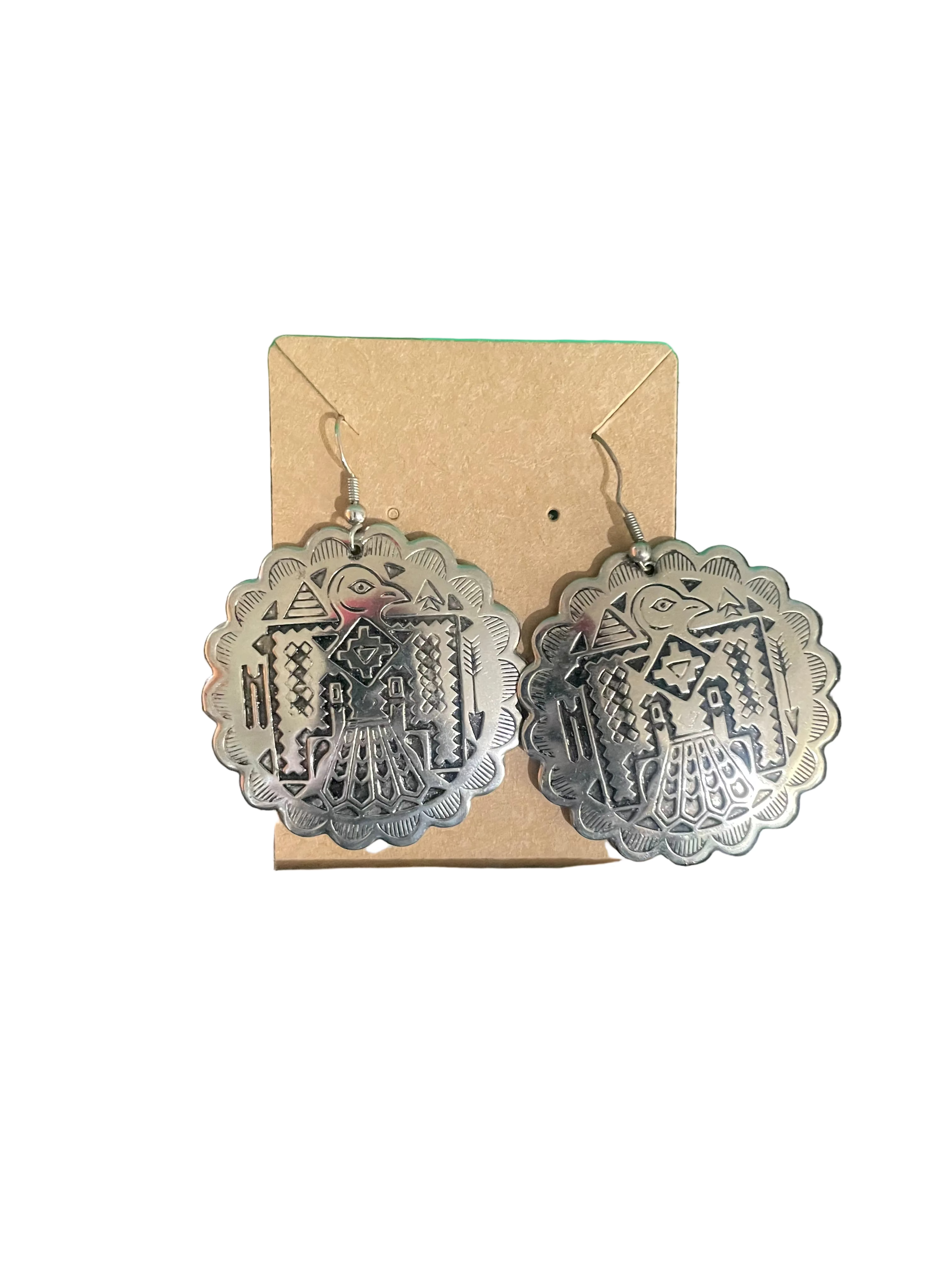 Aztec style earrings